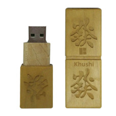 Pendrive Wood Chocolate